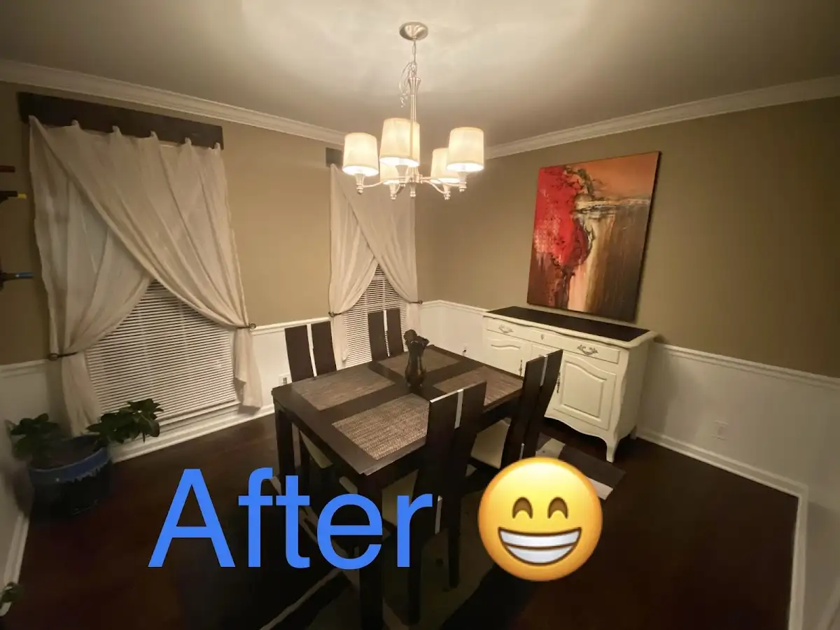 Professional dining room restoration after water damage in Glennville